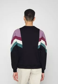 Kaotiko Crew Seattle - Sweater Met Rits - Black/Purple/Dark Burgundy -Kaotiko Winkel 605502355e15475cabc2487f80e11dcf