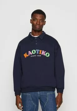 Kaotiko Crew Darel Unisex - Sweater - Navy