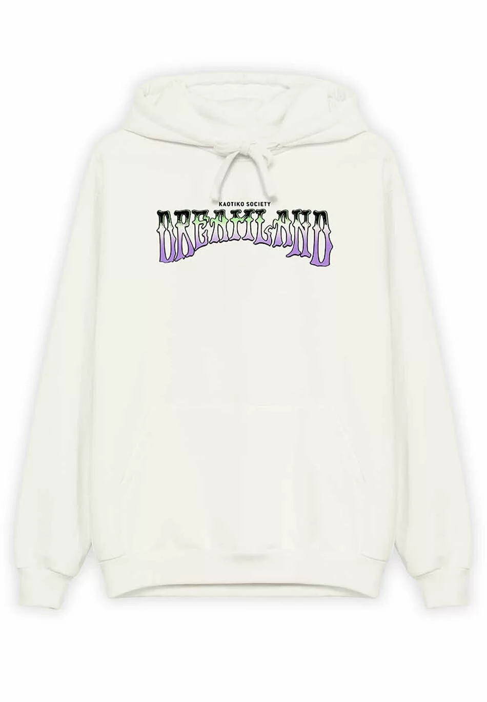 Kaotiko Sud Cap Dreamland - Hoodie - Ivory 6 Kaotiko Sud Cap Dreamland - Hoodie - Ivory - Afbeelding 4