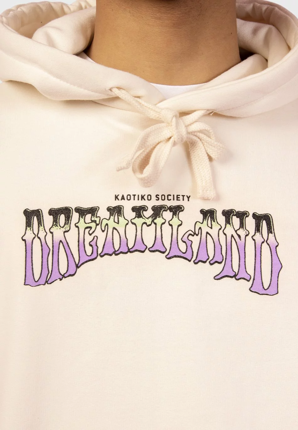 Kaotiko Sud Cap Dreamland - Hoodie - Ivory 8 Kaotiko Sud Cap Dreamland - Hoodie - Ivory - Afbeelding 6