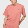 Kaotiko Unisex Heart - T-Shirt Basic - Salmon Pink -Kaotiko Winkel 6aaa79bd613f49f79afd287874e0e711