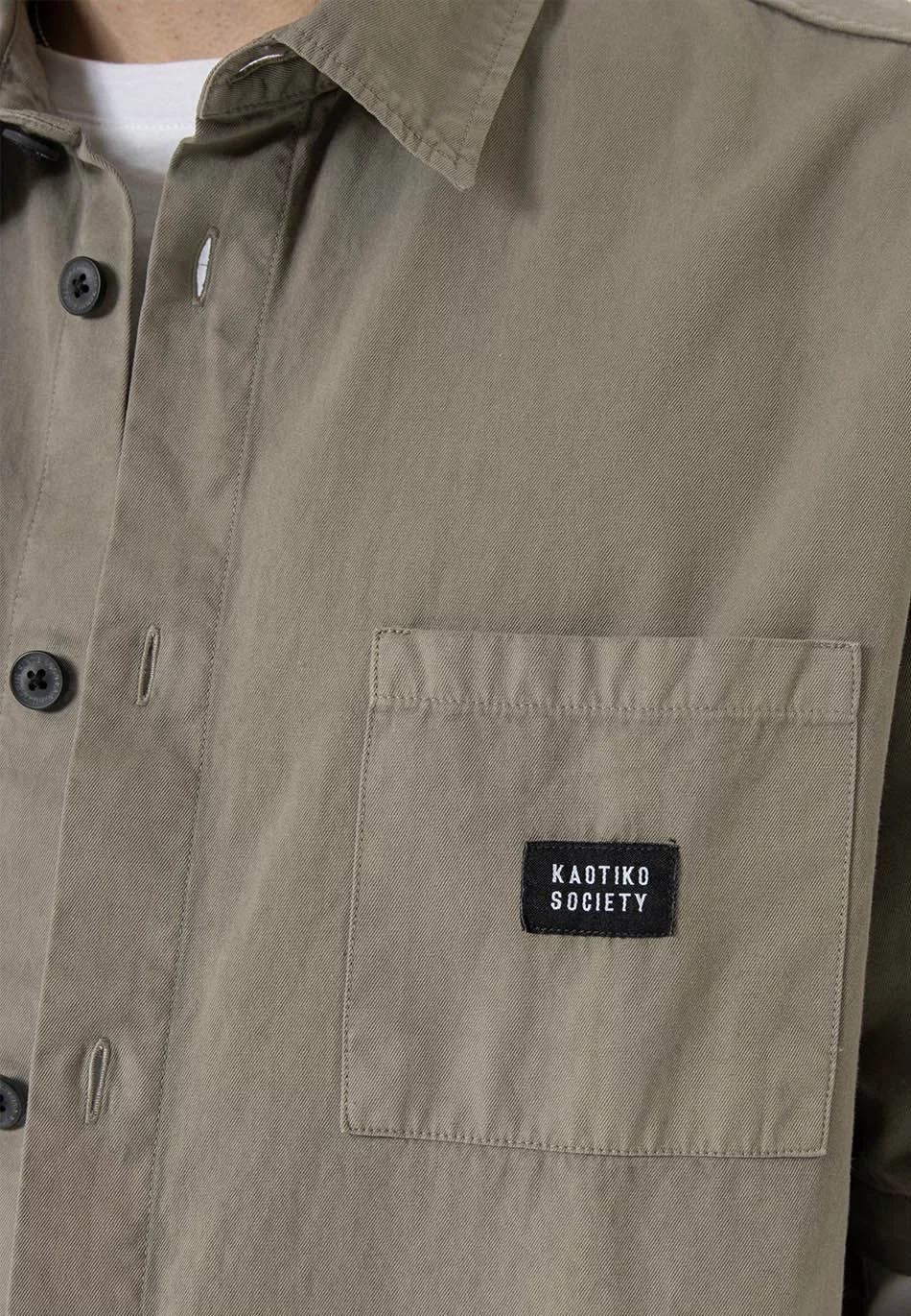 Kaotiko Savannah - Overhemd - Taupe 4 Kaotiko Savannah - Overhemd - Taupe - Afbeelding 2