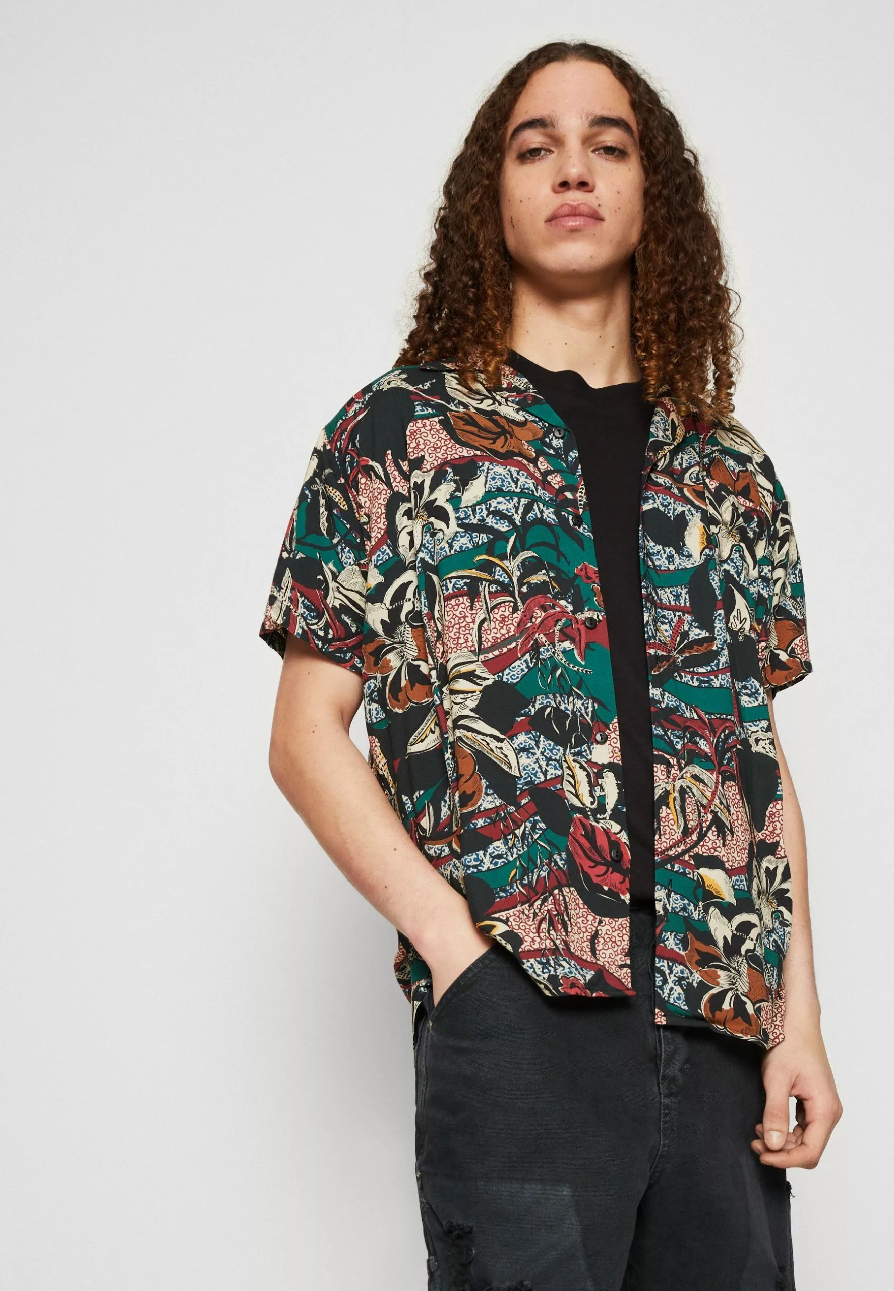 Kaotiko Shirt Amazonas Unisex - Overhemdblouse - Red 6 Kaotiko Shirt Amazonas Unisex - Overhemdblouse - Red - Afbeelding 4