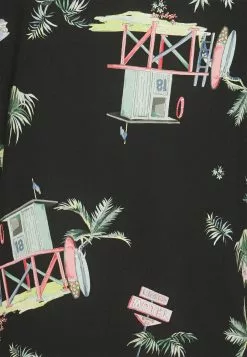 Kaotiko Miami - Overhemd - Black -Kaotiko Winkel 6fb754201e474af3af32b98a68ef5363