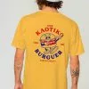 Kaotiko Washed Burguer - T-Shirt Print - Amarillo -Kaotiko Winkel 706106fdebf24c1a8c3396cea80cedec
