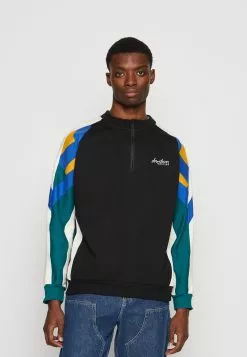 Kaotiko Crew Keoni Unisex - Sweater - Black/Azafran/Royal