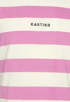Kaotiko Niall Stripes Unisex - T-Shirt Print - Burgundy/Ivory 12 Kaotiko Niall Stripes Unisex - T-Shirt Print - Burgundy/Ivory -Kaotiko Winkel 74484e7d29f94bda86d8c475d604cf5d