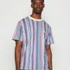 Kaotiko Luken Stripes Unisex - T-Shirt Print - Malva -Kaotiko Winkel 79653c798dd64a04a32aba5c5d43bb9d