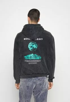 Kaotiko Moon Night Hoodie - Sweater - Black
