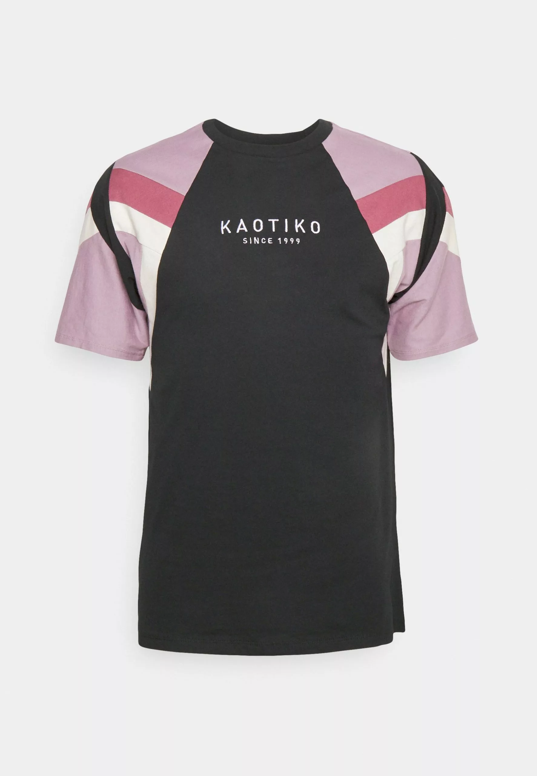 Kaotiko Joss Unisex - T-Shirt Print - Black/Malva/Burgundy 6 Kaotiko Joss Unisex - T-Shirt Print - Black/Malva/Burgundy - Afbeelding 4