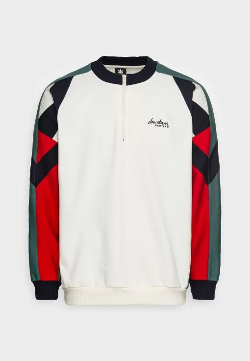 Kaotiko Crew Keoni Unisex - Sweater - Ivory/Navy/Red -Kaotiko Winkel 7ba8e543937a4bc89178722c2e72d6d0