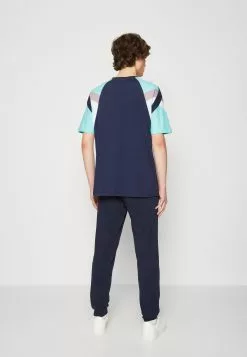 Kaotiko Joss Unisex - T-Shirt Print - Navy/Sea Green/Grape -Kaotiko Winkel 82f452e1914a4d55b7faf5613bd2dbf7