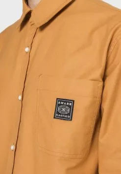 Kaotiko Unisex Roger - Overhemd - Mustard -Kaotiko Winkel 83aa16321ac14e0398d4e56a039cedac