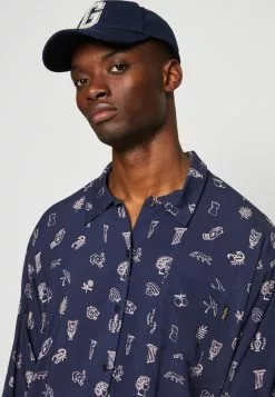 Kaotiko Camisa Atenas Unisex - Overhemdblouse - Navy 11 Kaotiko Camisa Atenas Unisex - Overhemdblouse - Navy -Kaotiko Winkel 85d39ffbc2514c71b1ceb158cea77887