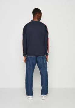 Kaotiko Crew Keoni Unisex - Sweater - Navy/Burgundy/Malva -Kaotiko Winkel 86570a2d2875474f8bbfbbca571617cc