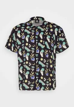 Kaotiko Shirt Minimal Unisex - Overhemdblouse - Black -Kaotiko Winkel 891cf1c5f64f4677b38a17088b5e6c8d