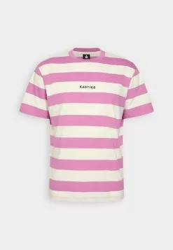 Kaotiko Niall Stripes Unisex - T-Shirt Print - Burgundy/Ivory 11 Kaotiko Niall Stripes Unisex - T-Shirt Print - Burgundy/Ivory -Kaotiko Winkel 8d28ca5c7b634c9e894e1de86895d1ca