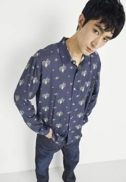 Kaotiko Cleopatra Unisex - Overhemdblouse - Blue