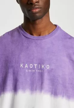 Kaotiko Crew Tie Dye Boone Unisex - Sweater - Purple/Aqua Marine -Kaotiko Winkel 98d3dbe9181445bfa8bd2cdf3d505adf