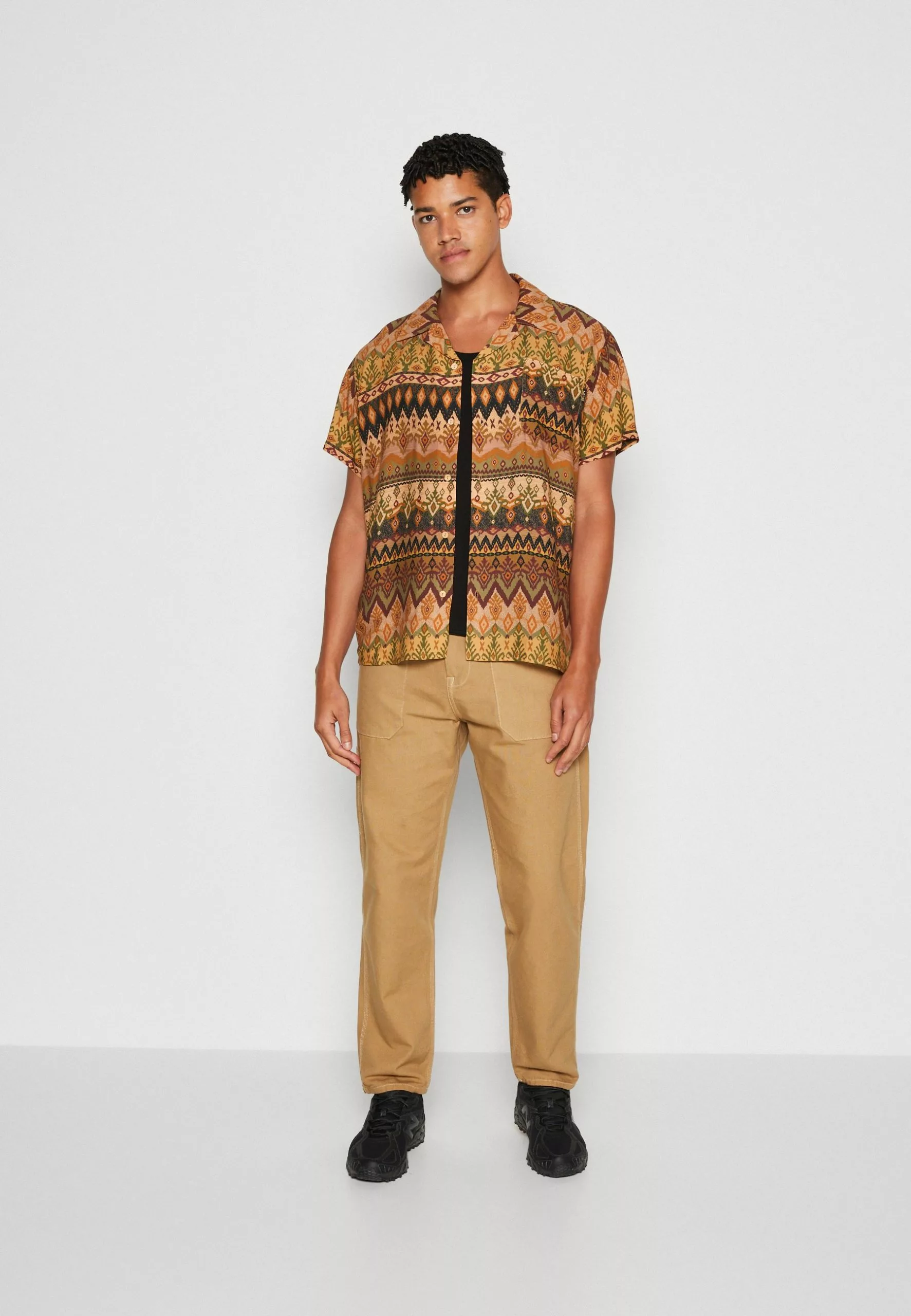 Kaotiko Shirt Mojave Unisex - Overhemdblouse - Brown 4 Kaotiko Shirt Mojave Unisex - Overhemdblouse - Brown - Afbeelding 2