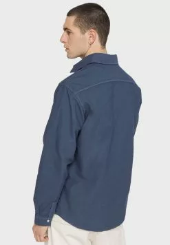 Kaotiko Unisex Roger - Overhemd - Navy Blue 9 Kaotiko Unisex Roger - Overhemd - Navy Blue -Kaotiko Winkel 9e6a3b93e96e4eaca47cfdef7cc94959