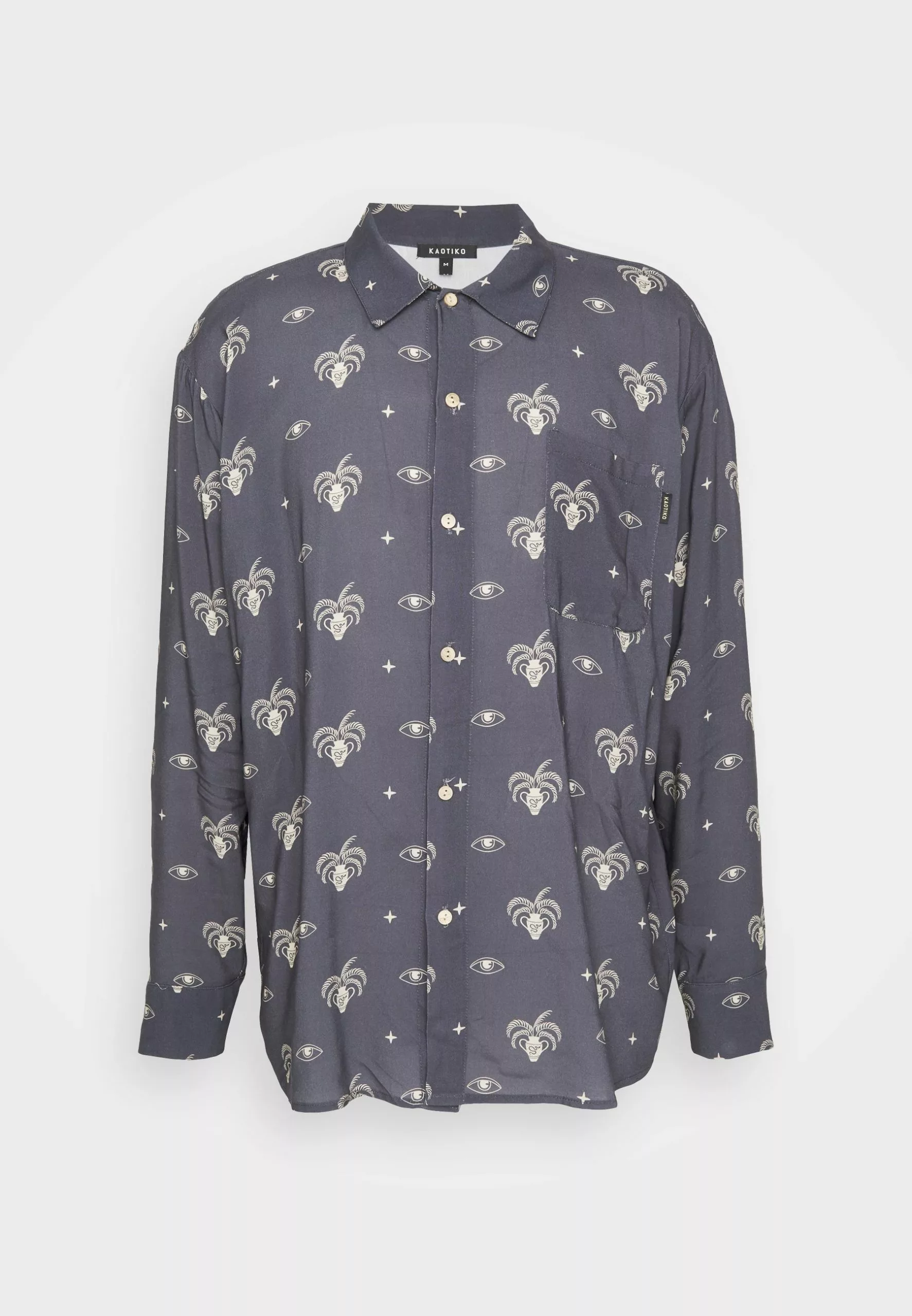 Kaotiko Cleopatra Unisex - Overhemdblouse - Blue 8 Kaotiko Cleopatra Unisex - Overhemdblouse - Blue - Afbeelding 6