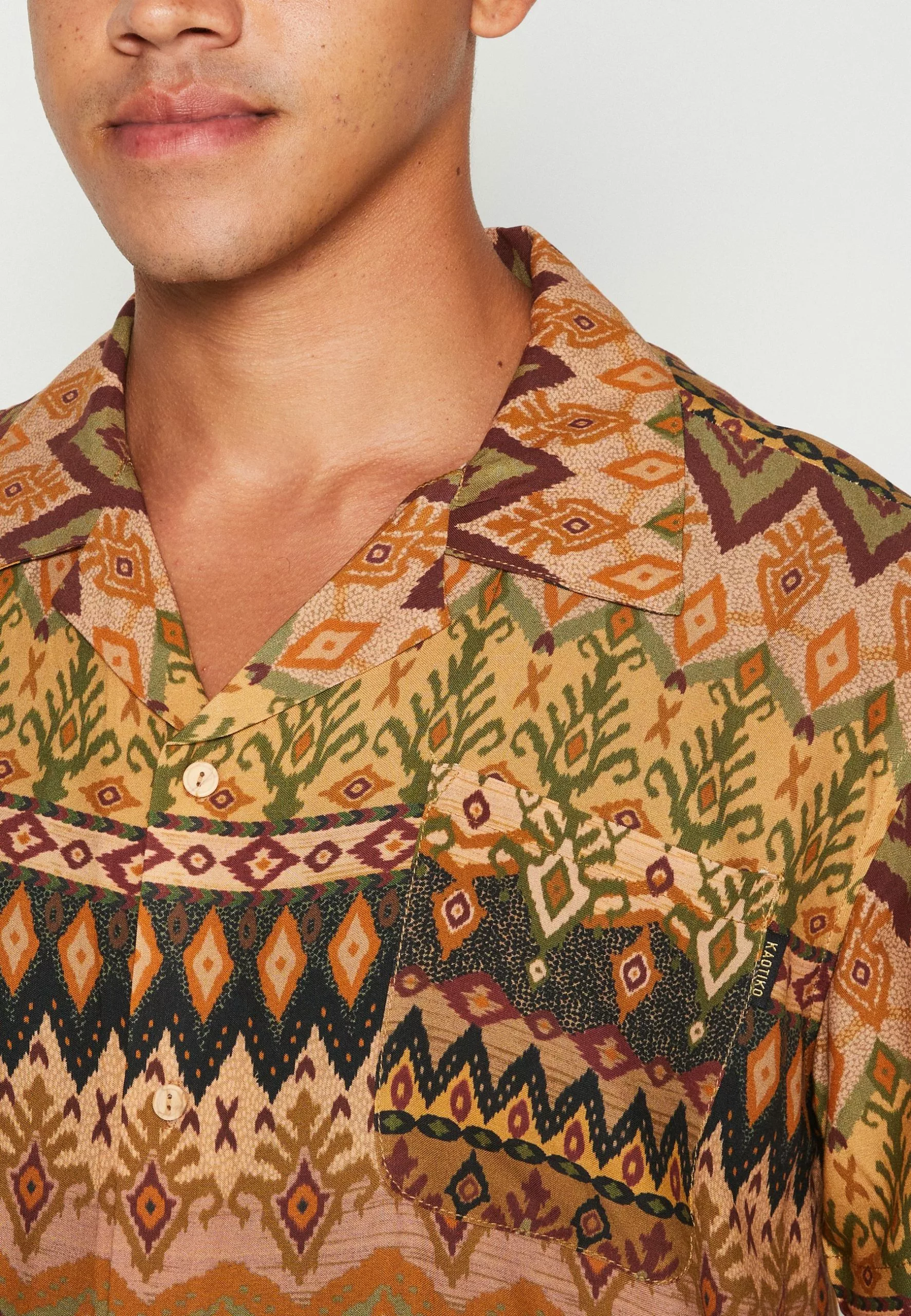 Kaotiko Shirt Mojave Unisex - Overhemdblouse - Brown 8 Kaotiko Shirt Mojave Unisex - Overhemdblouse - Brown - Afbeelding 6