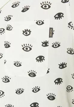 Kaotiko Eyes Unisex - Overhemd - Ivory/Black 13 Kaotiko Eyes Unisex - Overhemd - Ivory/Black -Kaotiko Winkel b44fbd1fa1cf41f0b8c71814e1601a42