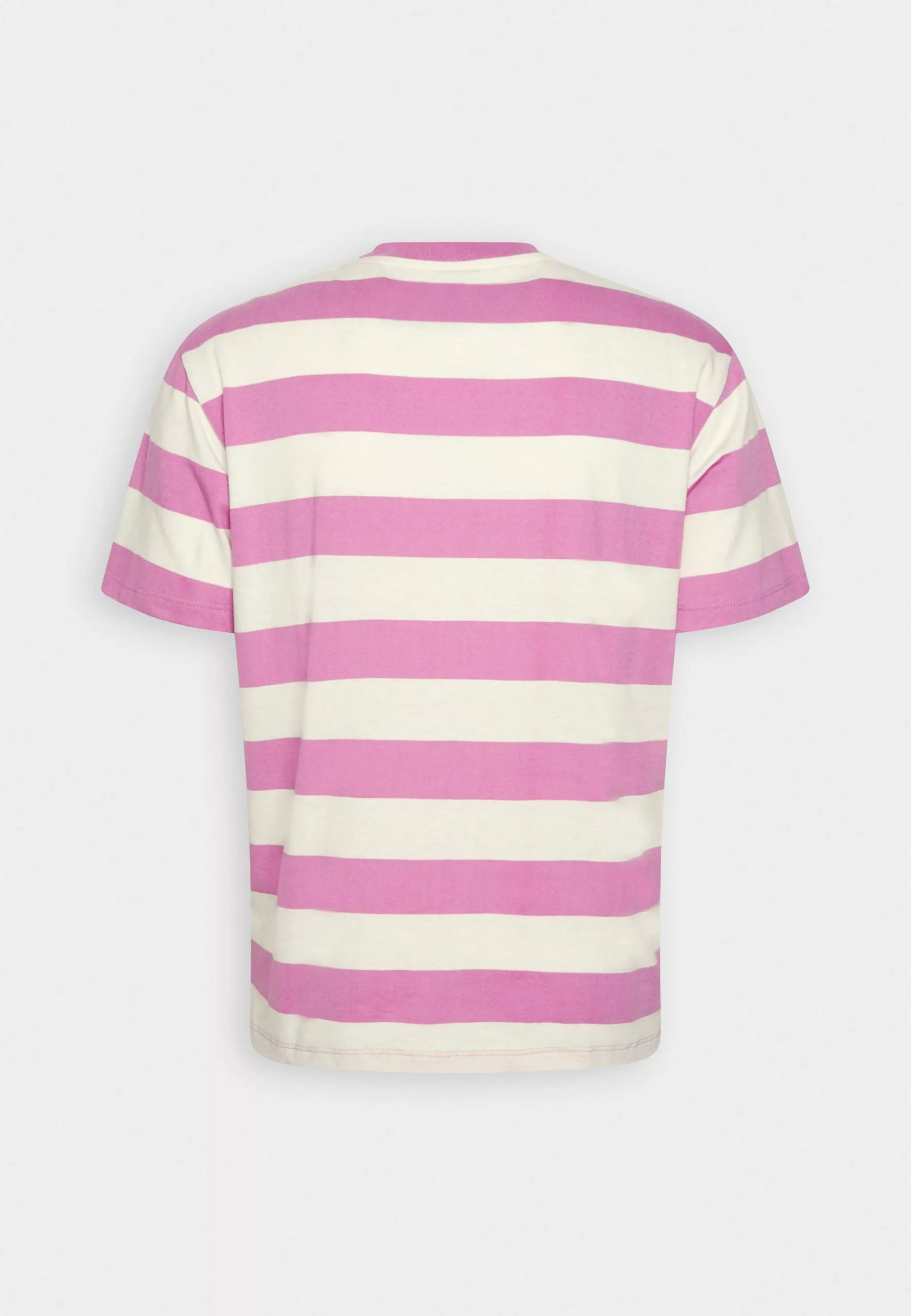 Kaotiko Niall Stripes Unisex - T-Shirt Print - Burgundy/Ivory 8 Kaotiko Niall Stripes Unisex - T-Shirt Print - Burgundy/Ivory - Afbeelding 6