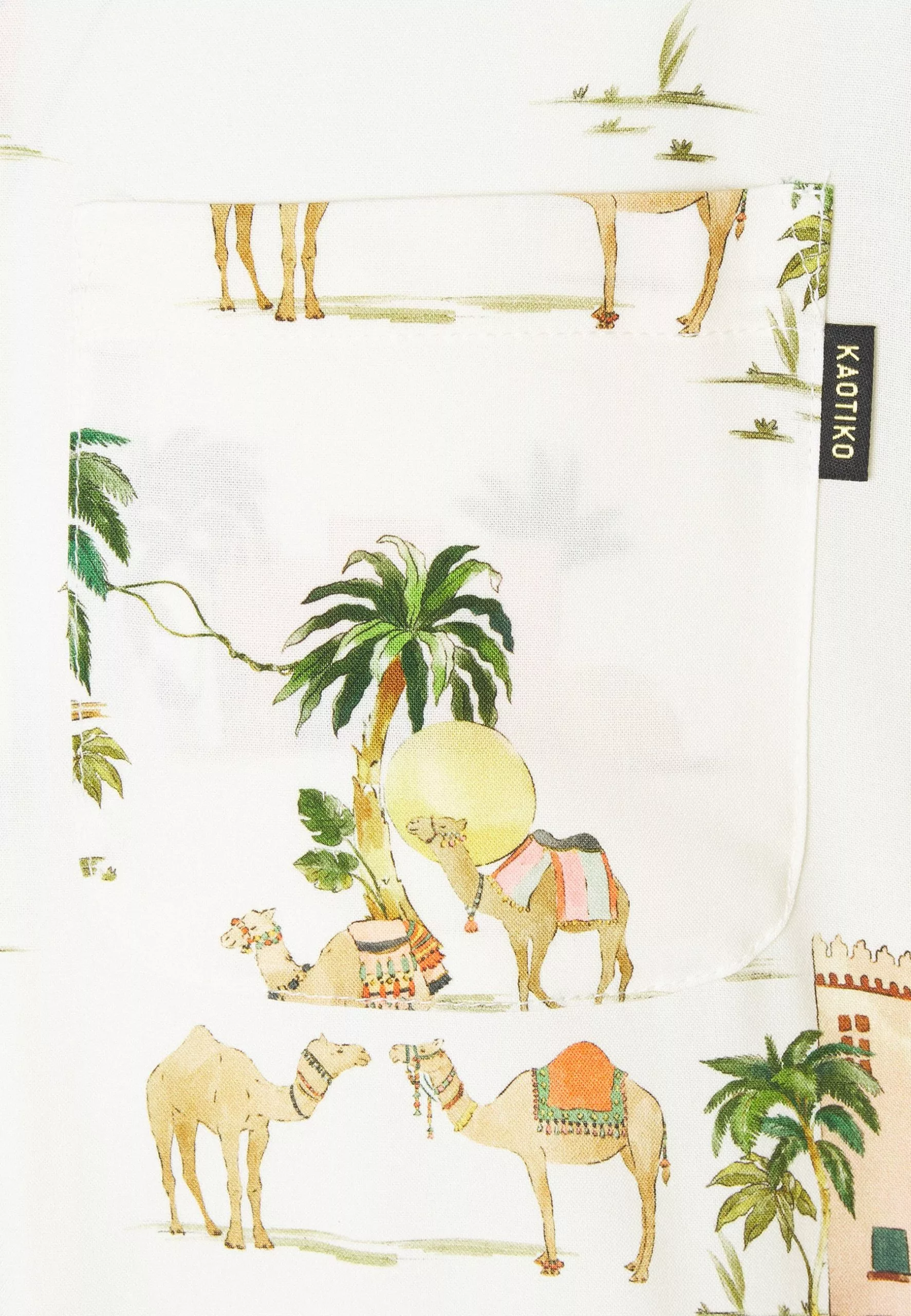 Kaotiko Sahara - Overhemd - Ecru 5 Kaotiko Sahara - Overhemd - Ecru - Afbeelding 3