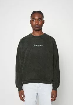 Kaotiko Crew Washed Bomb Dystopia Unisex - Sweater - Black