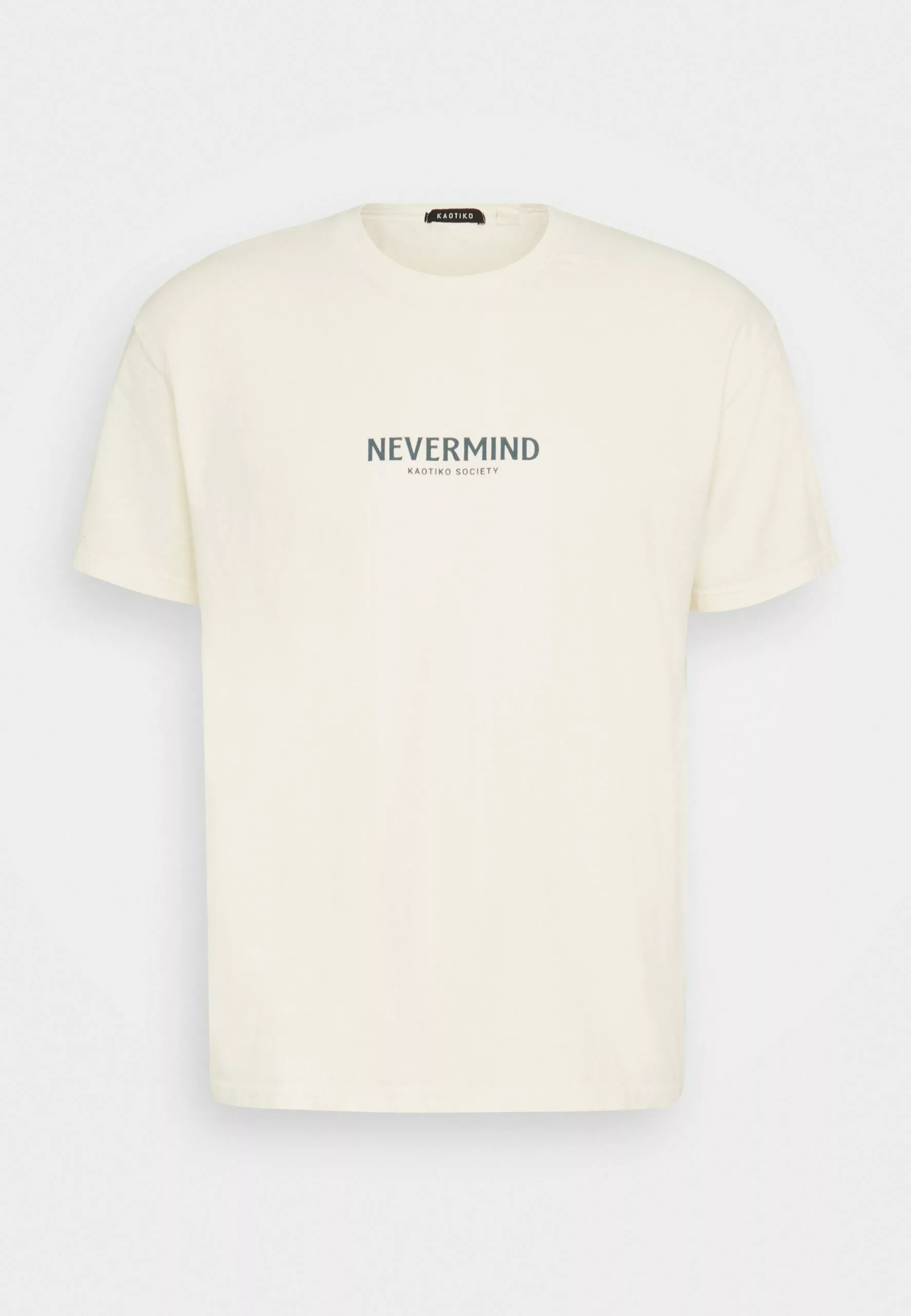 Kaotiko Nevermind Unisex - T-Shirt Print - Ivory 8 Kaotiko Nevermind Unisex - T-Shirt Print - Ivory - Afbeelding 6