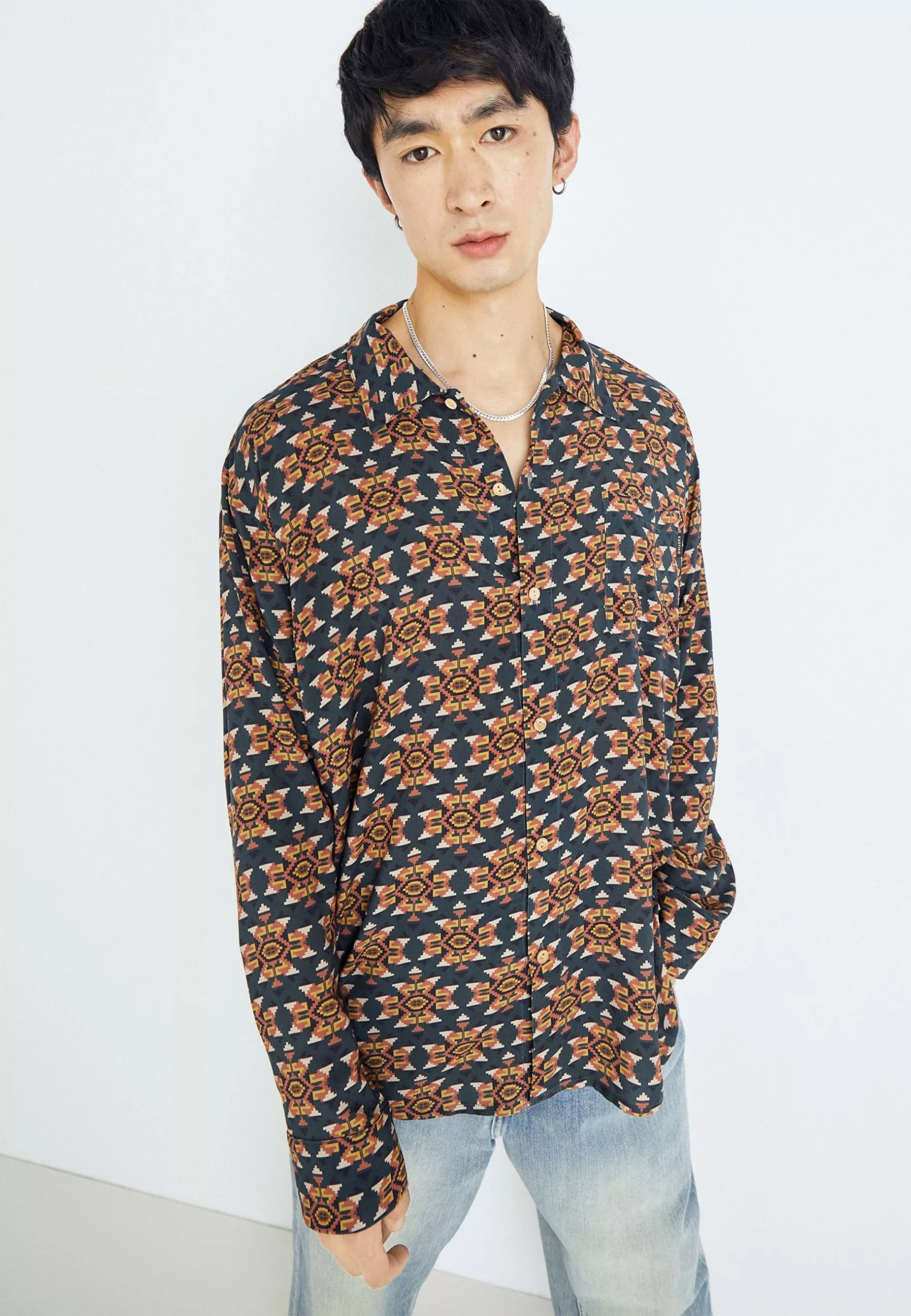 Kaotiko Ethnic Unisex - Overhemdblouse - Jade 3 Kaotiko Ethnic Unisex - Overhemdblouse - Jade