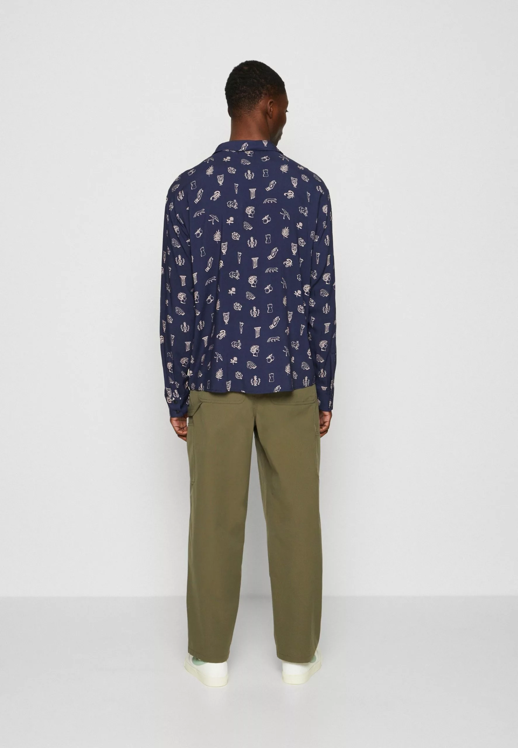 Kaotiko Camisa Atenas Unisex - Overhemdblouse - Navy 5 Kaotiko Camisa Atenas Unisex - Overhemdblouse - Navy - Afbeelding 3