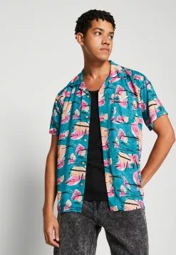 Kaotiko Shirt 80S Unisex - Overhemdblouse - Turquesa -Kaotiko Winkel c918cab5c0c842faa122be56d8cb985e