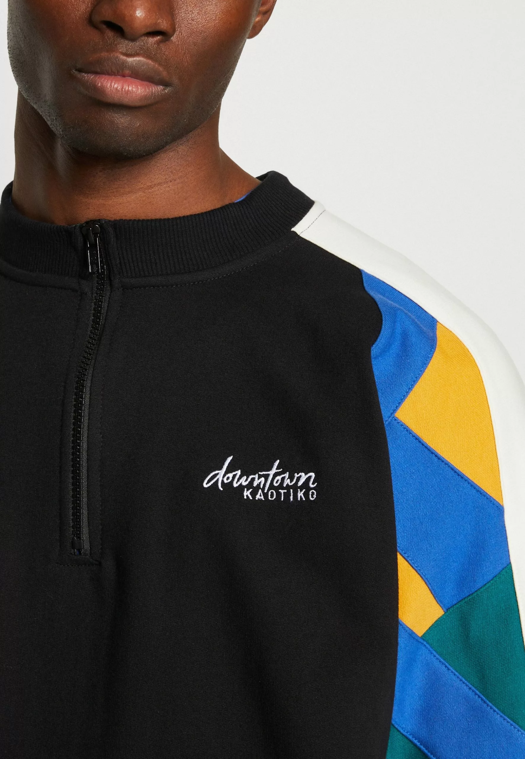 Kaotiko Crew Keoni Unisex - Sweater - Black/Azafran/Royal 8 Kaotiko Crew Keoni Unisex - Sweater - Black/Azafran/Royal - Afbeelding 6