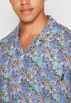 Kaotiko Shirt Basquiat Unisex - Overhemdblouse - Lila -Kaotiko Winkel cb609ecbe5d44b9287493302d690c42e