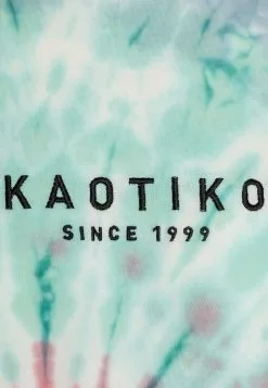 Kaotiko Tie Dye Thabo Unisex - T-Shirt Print - Green/Burgundy/Grape -Kaotiko Winkel ceb04680bac14e94b2deadaff2a50e89