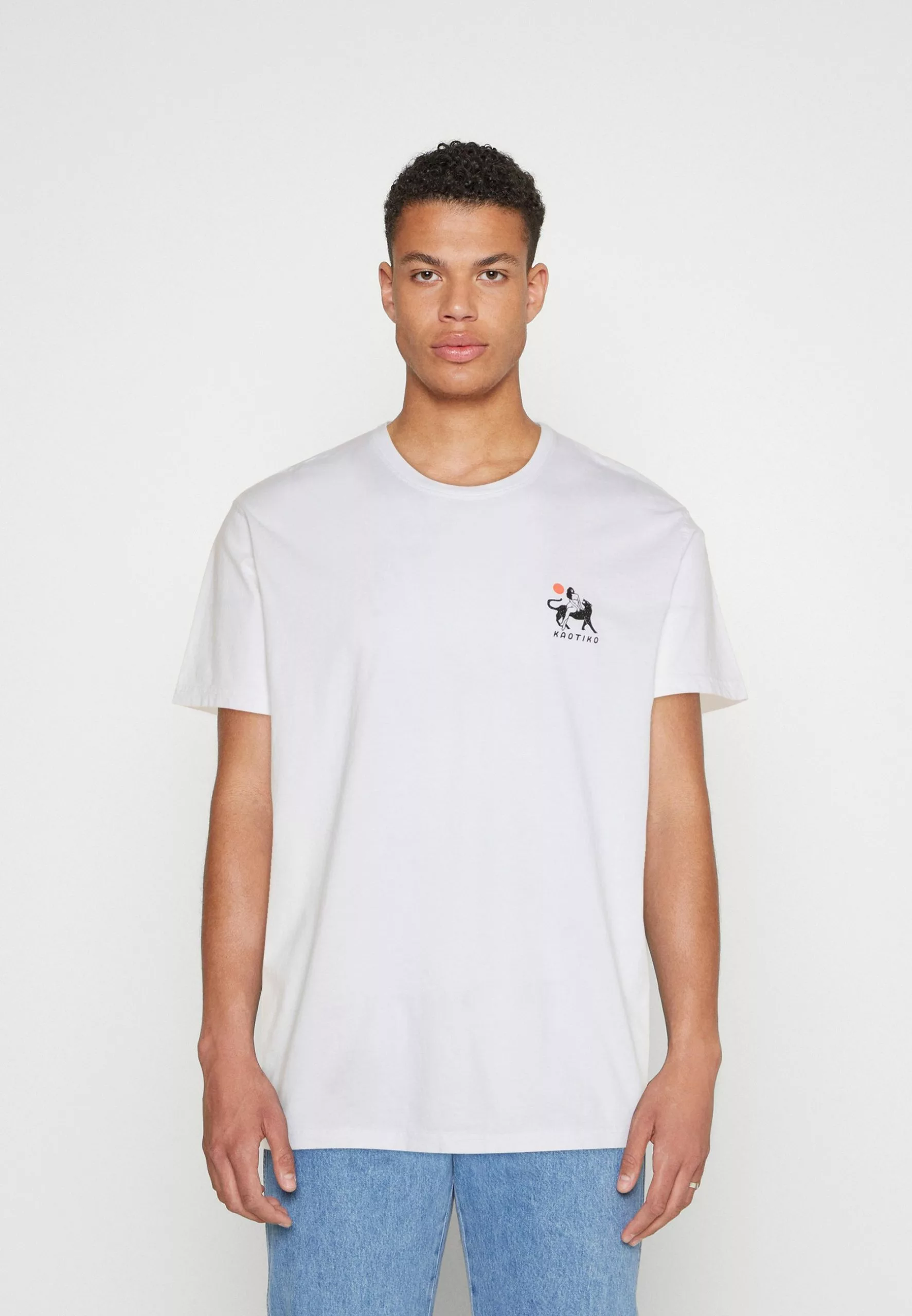 Kaotiko Washed Neverland - T-Shirt Print - White 5 Kaotiko Washed Neverland - T-Shirt Print - White - Afbeelding 3