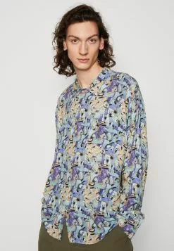 Kaotiko Camisa Ubud Unisex - Overhemdblouse - Purple -Kaotiko Winkel d74df5b9712640f299a8a90035f98755