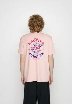Kaotiko Burguer Unisex - T-Shirt Print - Pink -Kaotiko Winkel d8615d6d1b884042b6d0a1181aef14ef