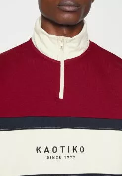 Kaotiko Crew Berwin Unisex - Sweater - Burgundy/Navy/Ivory 11 Kaotiko Crew Berwin Unisex - Sweater - Burgundy/Navy/Ivory -Kaotiko Winkel e0150e49e72e4b3ea63adc1050877629