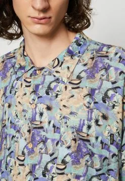 Kaotiko Camisa Ubud Unisex - Overhemdblouse - Purple -Kaotiko Winkel e0d9a15b07fa4591962bc53ccee544d3