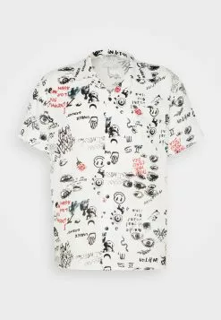 Kaotiko Shirt Underground Unisex - Overhemdblouse - Ivory -Kaotiko Winkel e0eb41e5c23646439325bffadfd3c0e6