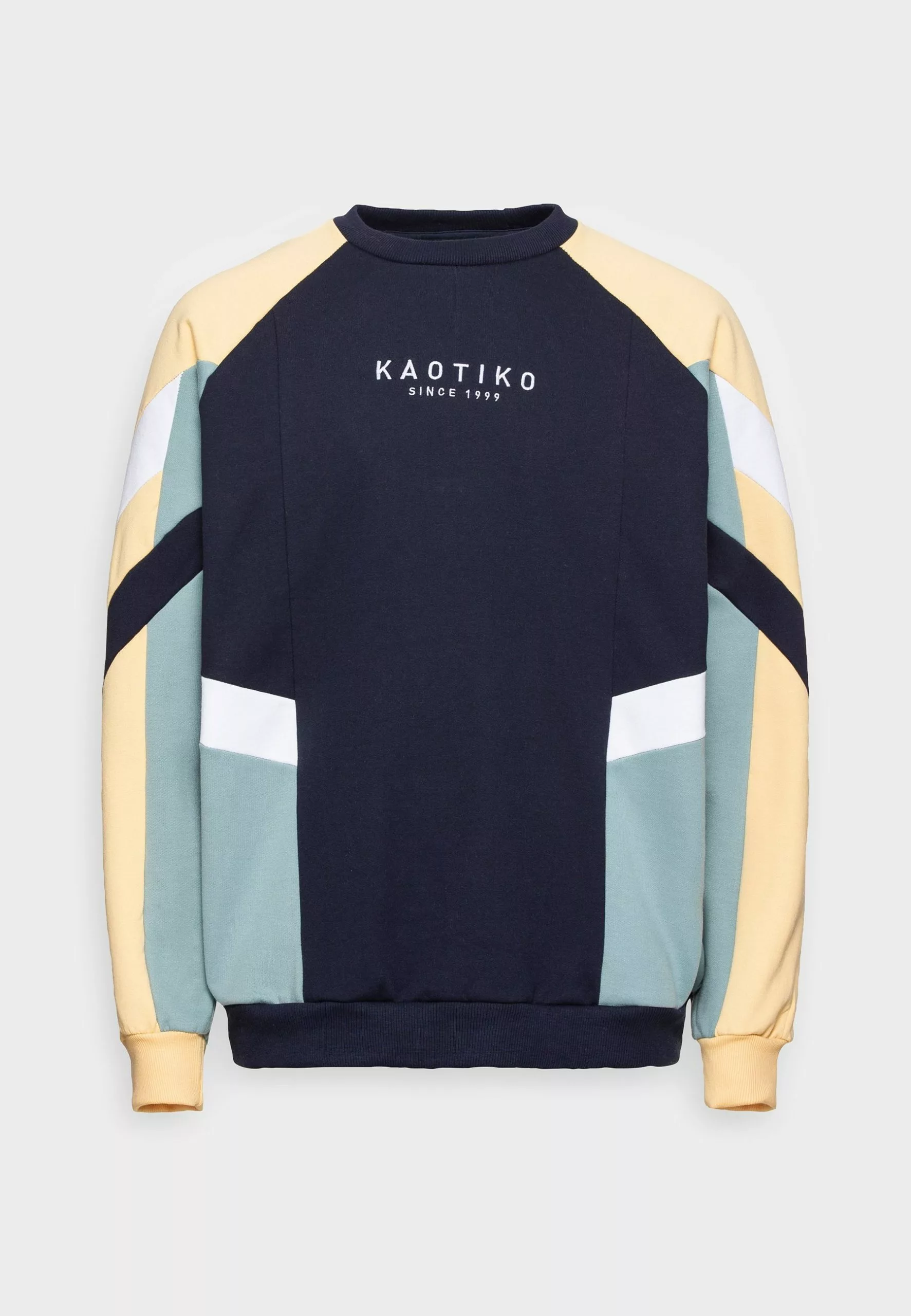 Kaotiko Crew Benton Unisex - Sweater - Navy/Steel/Vanila/White/Navy 3 Kaotiko Crew Benton Unisex - Sweater - Navy/Steel/Vanila/White/Navy