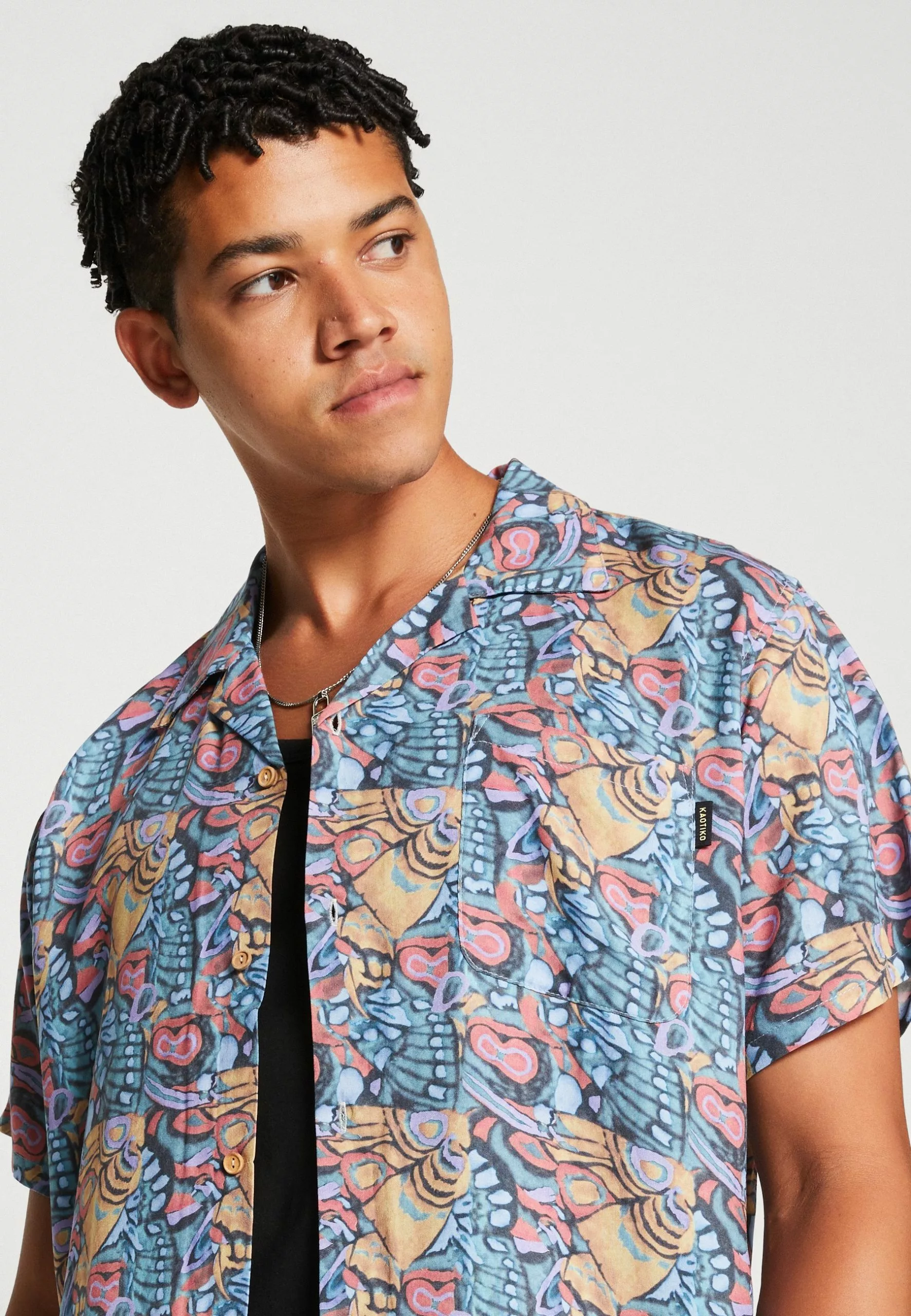 Kaotiko Shirt Unisex - Overhemdblouse - Mustard 6 Kaotiko Shirt Unisex - Overhemdblouse - Mustard - Afbeelding 4