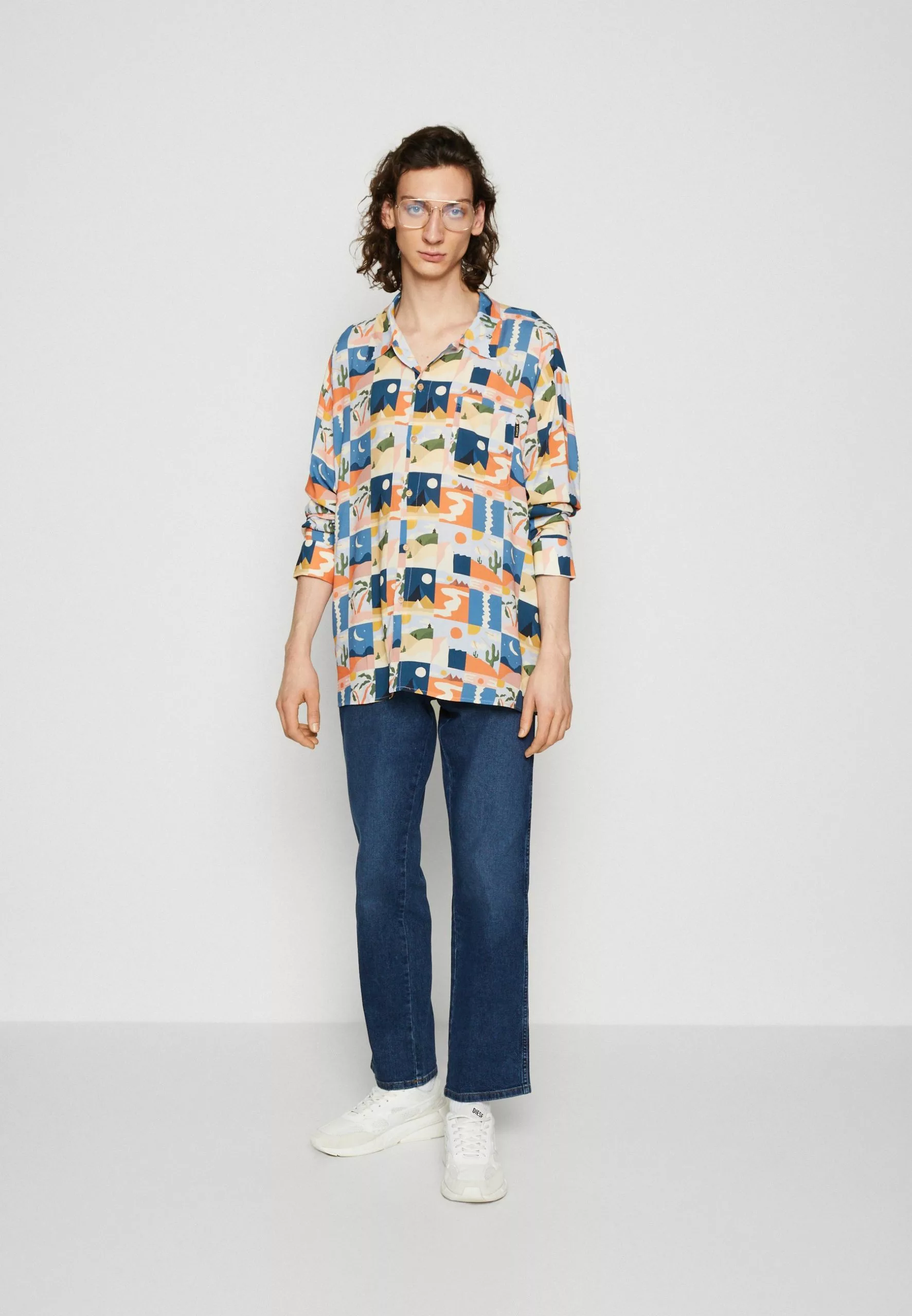 Kaotiko Camisa Tunisia Unisex - Overhemd - Orange 4 Kaotiko Camisa Tunisia Unisex - Overhemd - Orange - Afbeelding 2