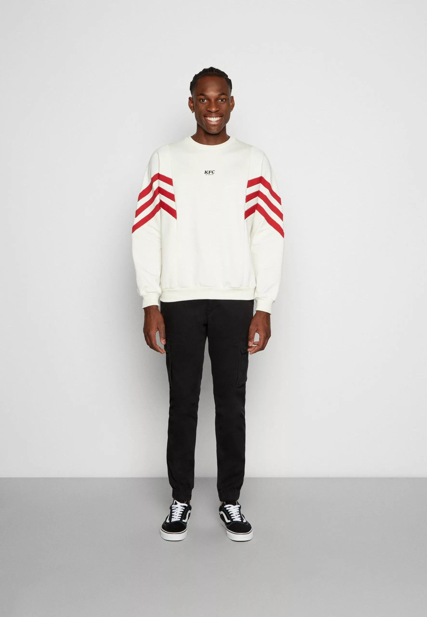 Crew Clint Kfc By Kaotiko - Sweater - Ivory/Rubi 4 Crew Clint Kfc By Kaotiko - Sweater - Ivory/Rubi - Afbeelding 2