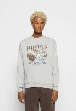 Kaotiko Crew Rocks Mountains Unisex - Sweater - Grey -Kaotiko Winkel ebdf794c99974367bff2393a8786e331