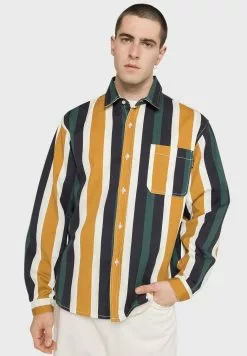 Kaotiko Unisex Stripe - Overhemd - Blue